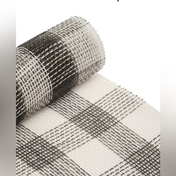 Nwt set of 4 buffalo check mesh & black white mesh rolls Christmas everyday - Picture 8 of 14
